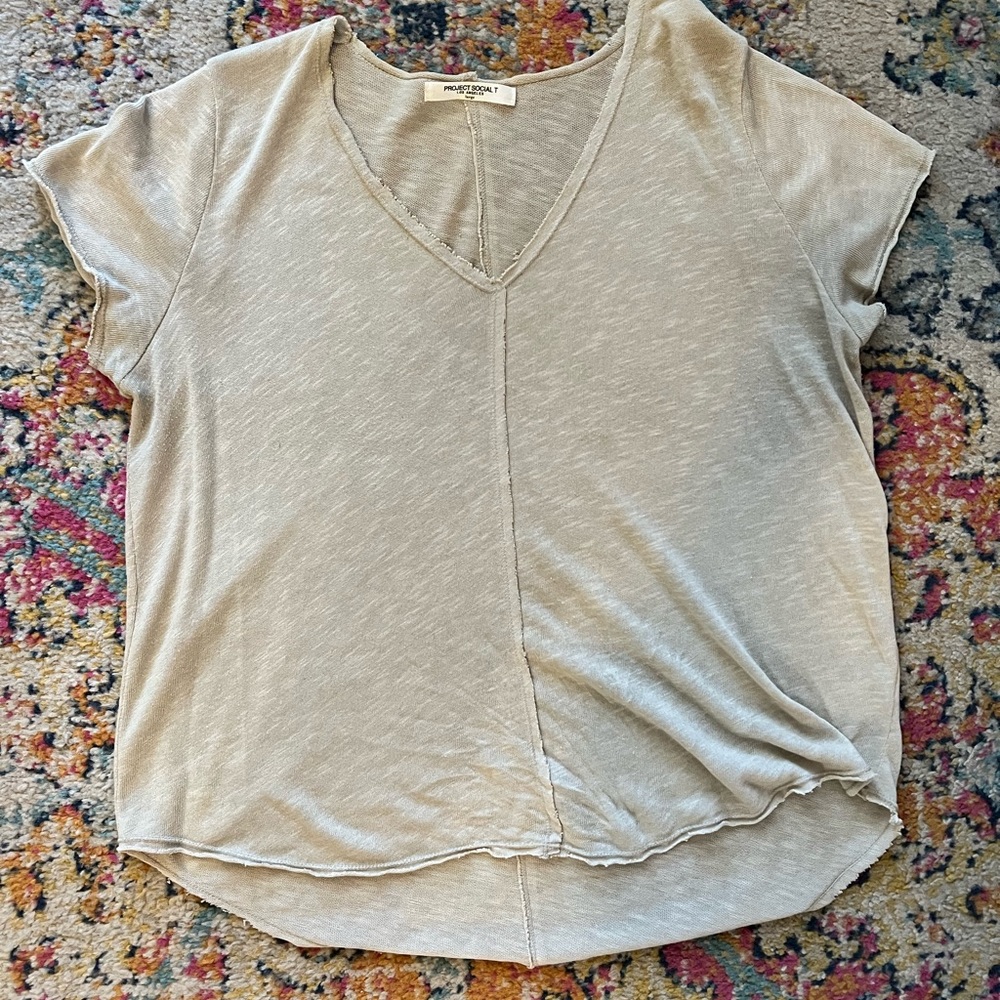 Project Tee Beige Top